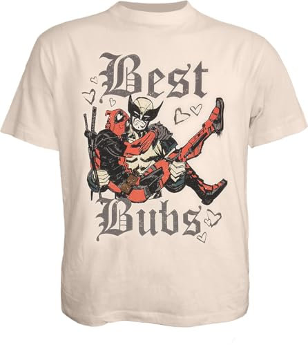 Deadpool Wolverine - Best Bubs Männer T-Shirt Creme XL