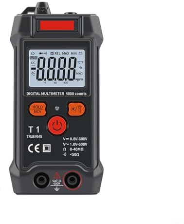 Sileduove digital multimeter testare ministorlek med kontaktfri spänningsdetektion, kontinuitetstestning, motståndsmätning och automatisk avstängning (A)