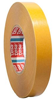 tesafix 4970 | Extra stark haftendes, doppelseitiges Klebeband | Farbe: weiß, Länge: 50 m, versch. Breiten (19 mm x 50 m)