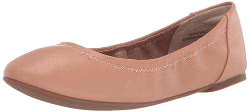 Amazon Essentials Women's Belice Ballet Flat, Light Camel, 11 UK
