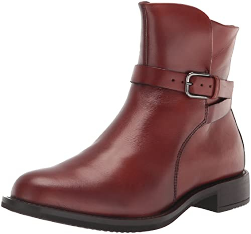 ECCO Botines para mujer Sartorelle 25 Mid Cut con hebilla, coñac, 39/39.5 EU