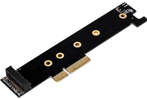 SilverStone Technology SST-ECM26-V2-PCI-E - Scheda di espansione Superspeed, M.2 (NVMe SSD NGFF) su PCI-E x4, nero, 71173