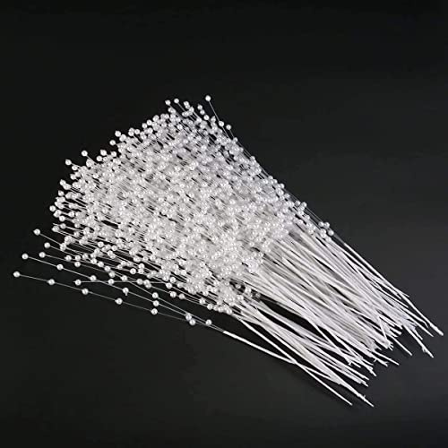 Bouquet da Sposa,Bastoncini di Perle 50 PCS Spray di Perle Steli di Perle Spray di Fiori per la Casa di Nozze Decorazione di Feste Artigianato 10 Pollici