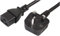 ShaniTech 2M C19 Power Cable UK Plug To IEC 320 Extension Cord Lead HO5VV-F 3G1.5mm²