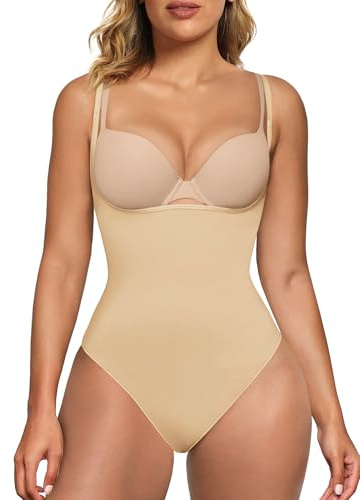 SHAPERX Bodies Reductor Mujer Control de Abdomen Bodysuit Adelgazante Body Shaper Invisibles Fajas Colombianas