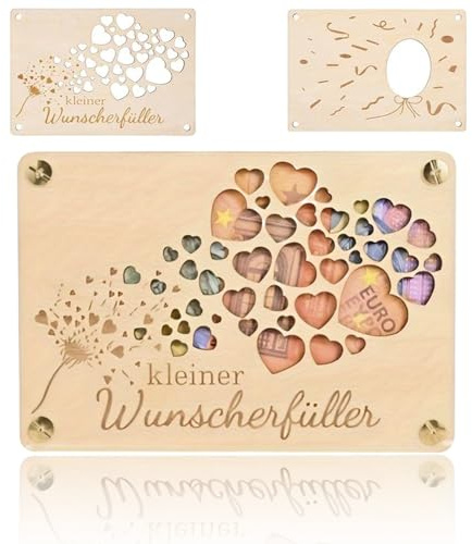 Sonwaha Cadeaux pour Remercier des Personnes Spéciales,Cadeaux Originaux Carte de Remerciement en Bois pour anniversaires d'amis hommes femmes cartes de remerciement