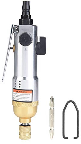 Cacciavite Pneumatico, Akozon KP-8041 Avvitatore Pneumatico ad aria Professionale 1/4 Cacciavite Pneumatico Reversibile Dritto 8000-10500rpm per Progetti Domestici, Costruzione di Macchine