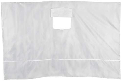 Royal Gardineer Zubehör zu Gartenzelte wasserdicht: Wandseitenteil für Faltpavillon, mit Klett-Fenster, 3 x 1,9 m, weiß (Festival-Zelt-Pavillon, Steckpavillons)
