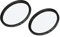 sourcing map UV Lens Filters, 52mm Slim Frame Multi-Coated Protective Lenses Filter for Camera Photography Accessories, Pack of 2