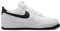 NIKE Herren Air Force 1 '07 Sneaker, Weiß Schwarz und Weiß, 45 EU