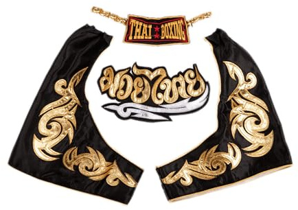 MUAY NATION Pantalones Cortos de Muay Thai para Niños (2 Años - 12 Años) Niñas Niños Pantalones de Boxeo para Kickboxing MMA Artes Marciales