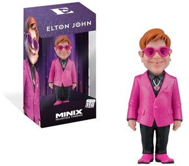 MINIX Elton John Model – Collectible Music 12cm Figure Rock Icon Range for Fans