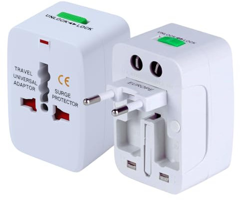 Home Cocoon Adattatore Universale Da Viaggio : Presa Universale Da Viaggio Per Usa, Giappone, Uk, Thailandia, Malta, Francia – Adattatore Presa Americana Italiana – Accessori Viaggio Utili