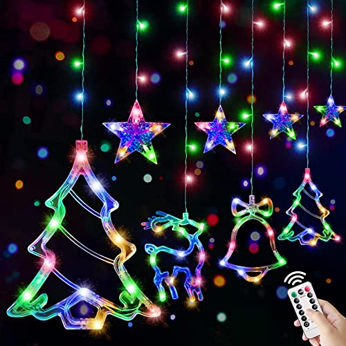 XIHUANTenda Luminosa Natale Catene LED 138 Sfere USB IP44 8 Modalità Luci Stringa Per Feste Esterno Interno