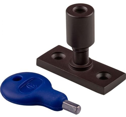 Carlisle Brass Locking Casement Stay Pin with Key (Matt Bronze)