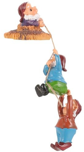 Toyvian 1 Juego Estatua Colgante de Duende para Jardín Adorno Exterior de Escultura para Decoración de Patio y Paisaje