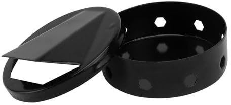 CIYODO Boîte de Fumage Barbecue Acier Inoxydable Résistante pour Viande Grillée Plateau Pratique pour Barbecue Résistant Haute Température et Facile à Nettoyer