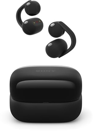 Sony LinkBuds Clip Open-Ear Truly Wireless Earbuds Clip-On Design, Black