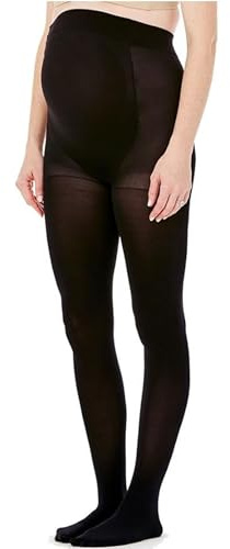 Ingrid & Isabel | Opaque Maternity Tights | Black Maternity Tights & Hosiery With Non Binding Waistband (Black | S/M)