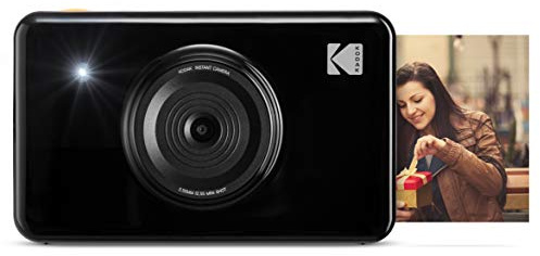Kodak Mini Shot trådlös direktbild-digitalkamera (svart) 2 x 3 tums utskrift med patenterad 4-passs tryckteknik