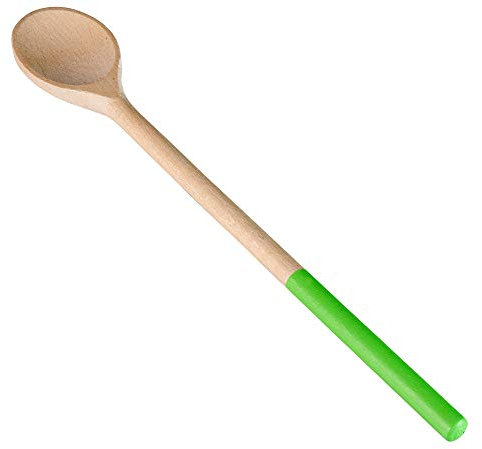 METALTEX CHROMOTHERAPY Kochlöffel oval aus Buchenholz - GRÜN/Holzlöffel