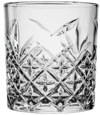 NAMAI - Set di 6 Bicchieri Acqua Vetro, Brillantezza Pura, 330 ML, Adatti in Lavastoviglie, Vetro Resistente, Bicchieri Gin Tonic (Eterea)