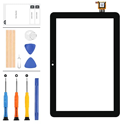 Vetro Originale per Amazon Kindle Fire HD8/HD8 Plus Tablet 10a Generazione 2020 K72LL3 K72LL4 Touch Screen Digitizer Pannello di Ricambio Sensore Frontale Lente di Vetro con Strumenti