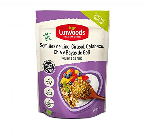 Graines de lin, citrouille, tournesol, baie de Goji et sésame 200 g