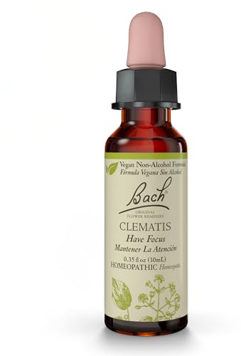 Bach Original Flower Remedies, Clematis, 0.35 fl oz (10 ml)