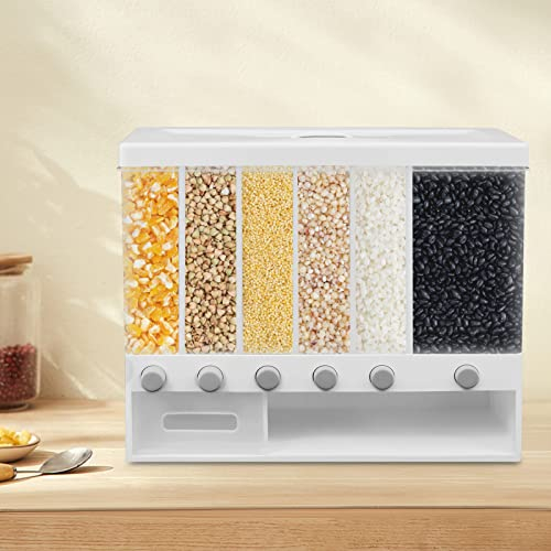 BuRuiYoten Muesli Dispenser Storage Containers Set Food Dispenser Wall Mounted Kitchen Wall Dry Food Grain Rice Storage Container Grain Dispenser Dry Food Container Kitchen Cereal Dispenser Organiser