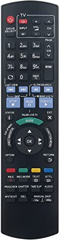 Télécommande de rechange pour enregistreur Blu-ray Panasonic DMR-BCT745 DMR-BCT740 DMR-BST845 DMR-BST745 DMR-BST740 DMR-BST940EG DMR-BST835 DMR-BST735 DMR-BST730 DMR-BCT940 DMR-BSTST. 940 Nm.