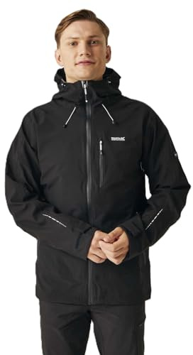 Regatta herr Regatta Men's Okara Waterproof Jacket Regatta herr Okara hel dragkedja vattentät andningsbar jacka