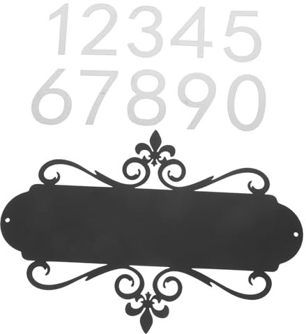 Mipcase 1set Targhetta Per Numero Di Porta Personalizzabile Facile Installazione Per Casa Hotel e Uffici Eleganti e Resistenti Per Decorare Ingressi e Postali