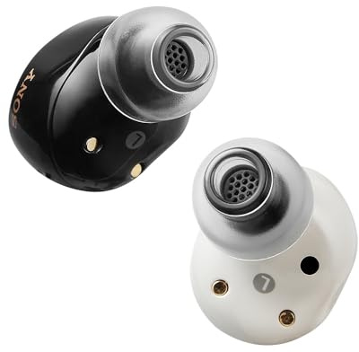 AZLA Crystal 2 Standard (2 Paare) (S) Ohrstöpsel - Silikonfilter, hervorragende Geräuschisolierung, Noise Cancelling eartips und kompatibel mit Sony WF-1000XM4, Sony WF-1000XM5, Sennheiser