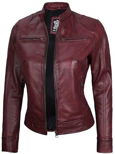 fjackets Leather Jacket Women Real Lambskin Leather Women Jackets For Womens Stylish Leather Jackets
