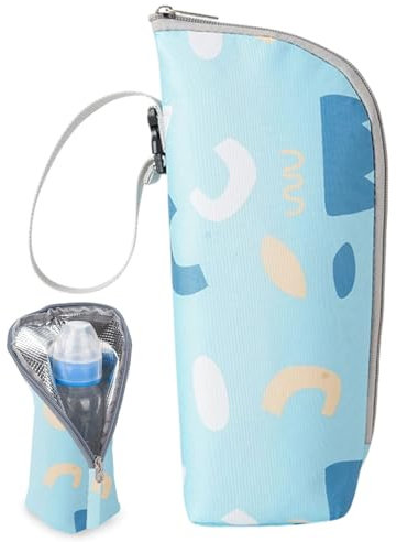 TPZORJX Borsa Termica di Isolamento per Biberon - Termostato Portatile per Passeggino in Viaggio all'Aperto, Neonato