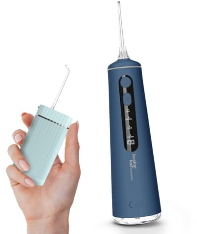 Acquisto intelligente: Aquapik® Travel Irrigatore dentale + Aquapik® Mini in un unico pacchetto | Risparmia e cura della tua salute orale a casa e in viaggio | copre diverse esigenze orali | Cura