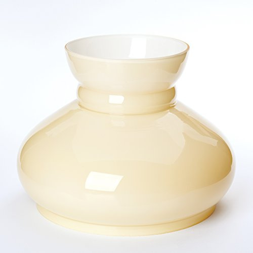 Verre pour lampe à pétrole - Disponible dans plusieurs tailles - Couleur : beige champagne, beige, Durchmesser Unten 113mm
