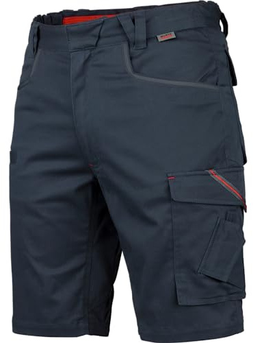WÜRTH MODYF Arbeitsshorts Stretch X - professionelle Arbeitshose für Herren - Arbeitsshorts mit Reißverschluss - in der Größe 66 in Blau