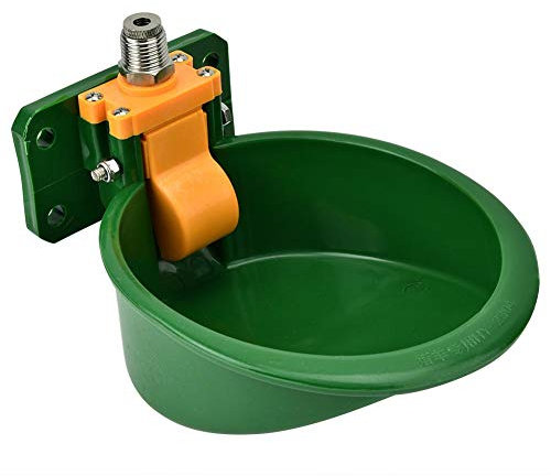 SOULONG Tiertränke Wassertränke Vollautomatik Tränke Schwimmerventil 23 * 16 * 6,5 cm