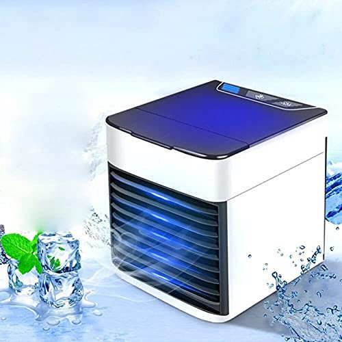 VVLXRIC Ventilatore Rinfrescante - Facile da Pulire Mini Aria Condizionata, Protezione Ambientale Rinfrescatore Aria - per Qualsiasi Stanza, Ufficio, Viaggio, Campeggio