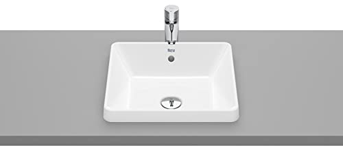 Roca A3270Y7000 The Gap Square Lavabo de Comptoir 390x370x40mm Blanc