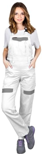 Reis Peto Protector CORTON-L-B para Mujer, 100% Algodón, Alta Comodidad y Seguridad, Reflectante, Ajustable, Color: blanco - gris, Talla 48
