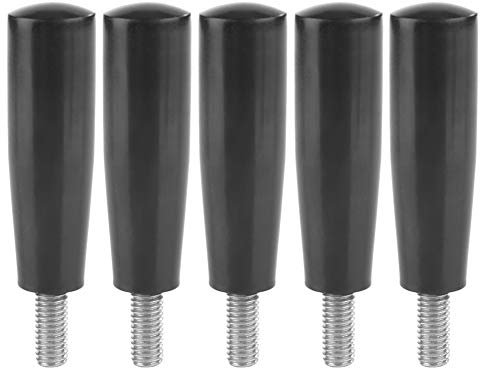 Poignée de rechange pour fraiseuse à fileter, poignée tournante en bakélite M8 63, outil durable de haute qualité pour fraiseuses à fileter, tours, rectifieuses, noir, 5 pièces