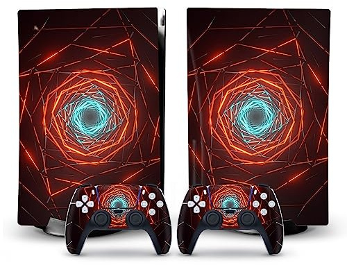 Decalcomania Decal Skin Per PS 5 Disk Edition Console 2 Controller Vinile Cover Wraps Per PS5 Disc Version 19302 Pellicola Protettiva