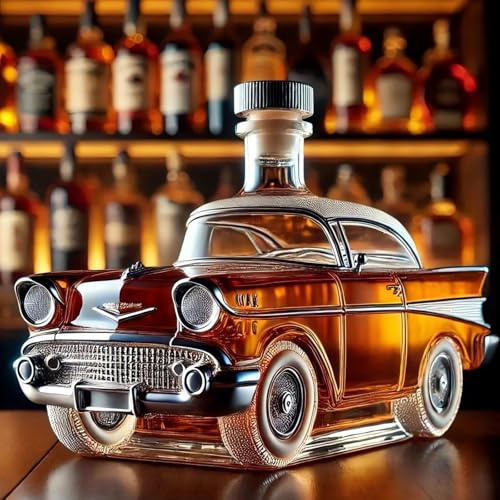 3d Billformsdesign Karaff, Whiskyflaskor, Bilglas Whiskykaraffflaskor, Vin Karaff, Vintage Spritaerator Skrivbordsdekoration, För Whisky, Champagne, Vodka, Kök, Restaurang, Kommersiell B