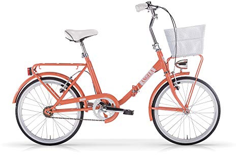 MBM Angela 20' Acc PIEGH S/CAM, Bicicleta Unisex Adulto, Salmón A52, XX