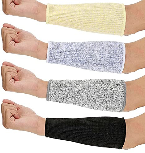 4 Par resistenta och brännbara skyddsfodral för underarmskydd för tunn hud och blåmärken