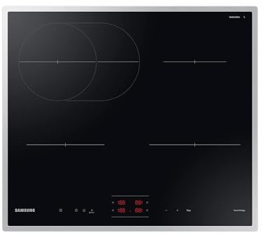Samsung Autarkes Induktionskochfeld (NZ64B4015HK/U1), 60 cm, Glaskeramik, Wide Induction, SmartThings Cooking, Sensortasten mit Slider
