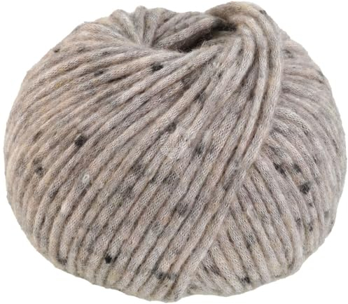LandLust Winterwolle Tweed 107 - Taupe meliert